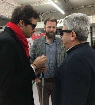Notre Président accompagné des deux nouveaux Conseillés Municipaux de Talant